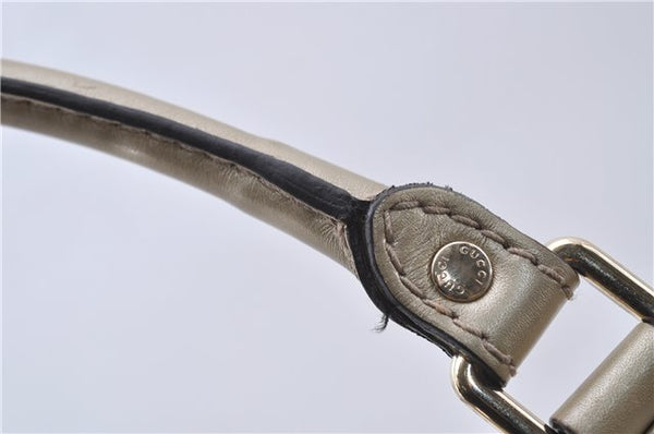 Authentic GUCCI Sukey Shoulder Tote Bag GG Canvas Leather 211944 Brown  6098D