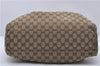 Authentic GUCCI Sukey Shoulder Tote Bag GG Canvas Leather 211944 Brown  6098D