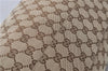 Authentic GUCCI Sukey Shoulder Tote Bag GG Canvas Leather 211944 Brown  6098D