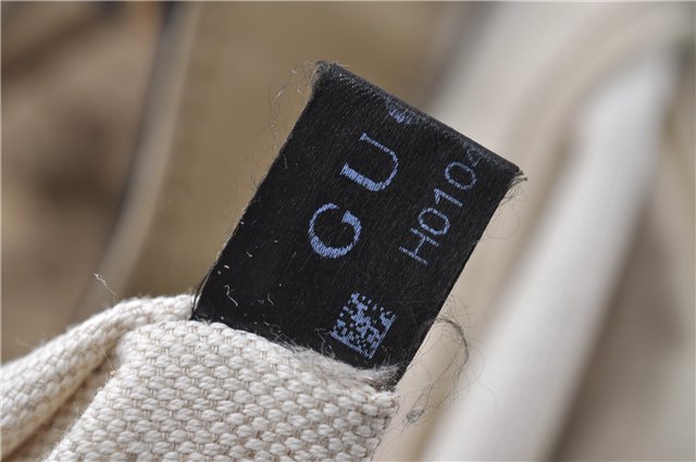 Authentic GUCCI Sukey Shoulder Tote Bag GG Canvas Leather 211944 Brown  6098D