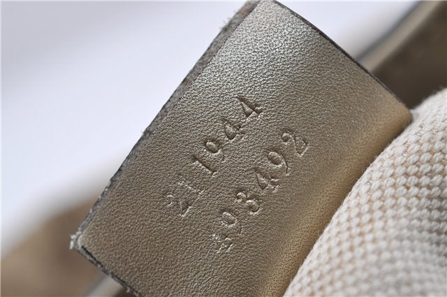 Authentic GUCCI Sukey Shoulder Tote Bag GG Canvas Leather 211944 Brown  6098D