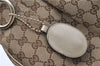 Authentic GUCCI Sukey Shoulder Tote Bag GG Canvas Leather 211944 Brown  6098D