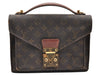Authentic Louis Vuitton Monogram Monceau 2Way Hand Bag M51187 Junk 6098I