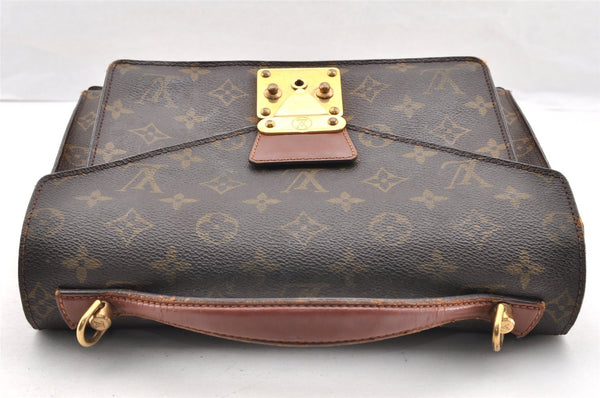 Authentic Louis Vuitton Monogram Monceau 2Way Hand Bag M51187 Junk 6098I