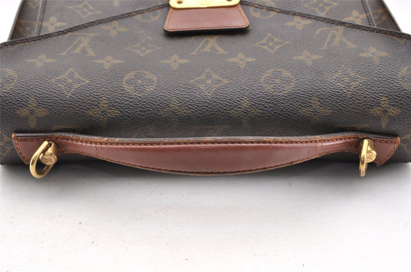 Authentic Louis Vuitton Monogram Monceau 2Way Hand Bag M51187 Junk 6098I