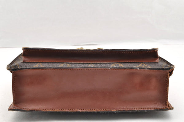 Authentic Louis Vuitton Monogram Monceau 2Way Hand Bag M51187 Junk 6098I