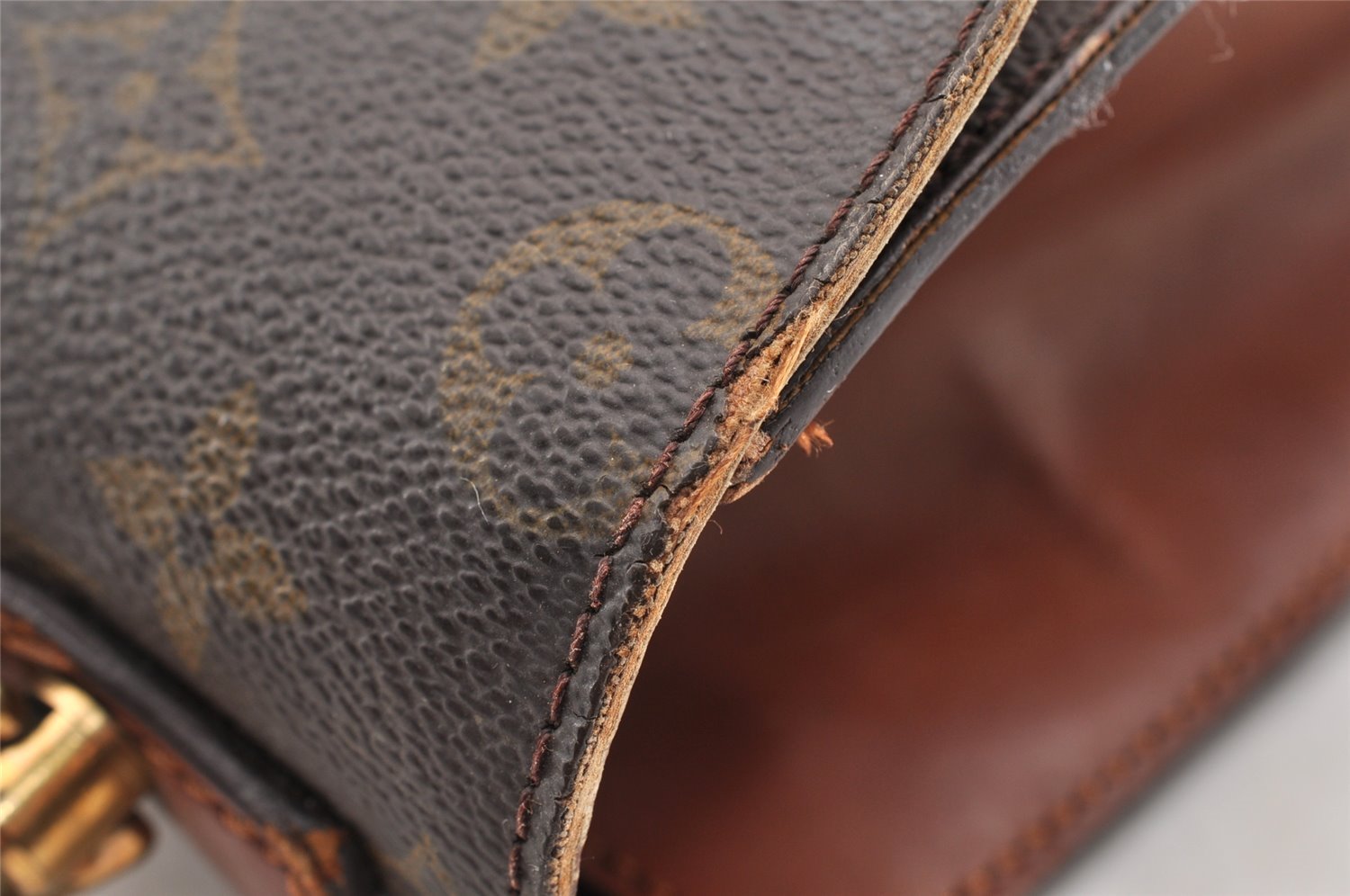 Authentic Louis Vuitton Monogram Monceau 2Way Hand Bag M51187 Junk 6098I