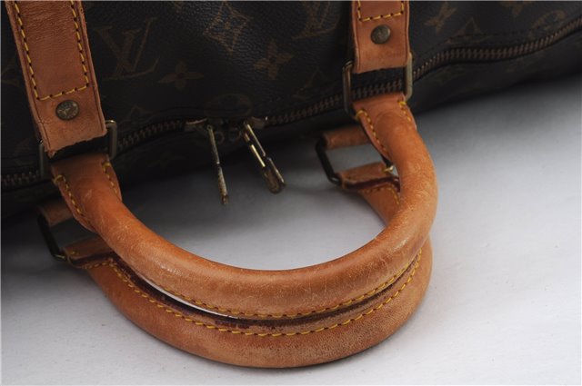 Authentic LOUIS VUITTON Monogram Keepall 50 Boston Bag M41426 LV 6100C