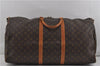 Auth Louis Vuitton Monogram Keepall Bandouliere 60 Boston Bag M41412 LV 6100D