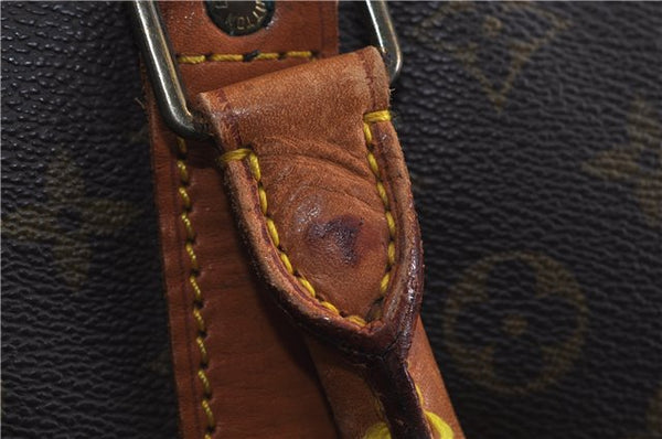 Auth Louis Vuitton Monogram Keepall Bandouliere 60 Boston Bag M41412 LV 6100D