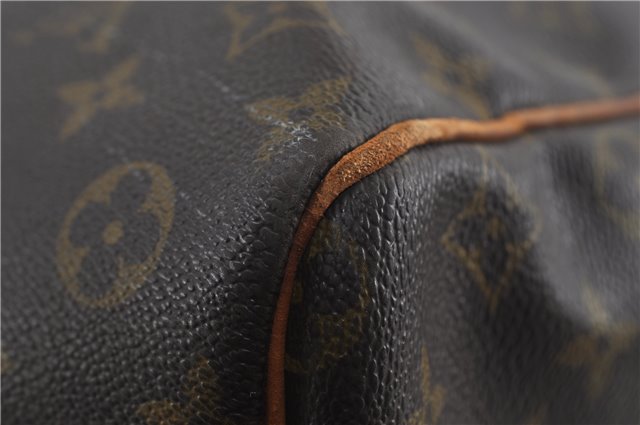Auth Louis Vuitton Monogram Keepall Bandouliere 60 Boston Bag M41412 LV 6100D