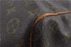 Auth Louis Vuitton Monogram Keepall Bandouliere 60 Boston Bag M41412 LV 6100D