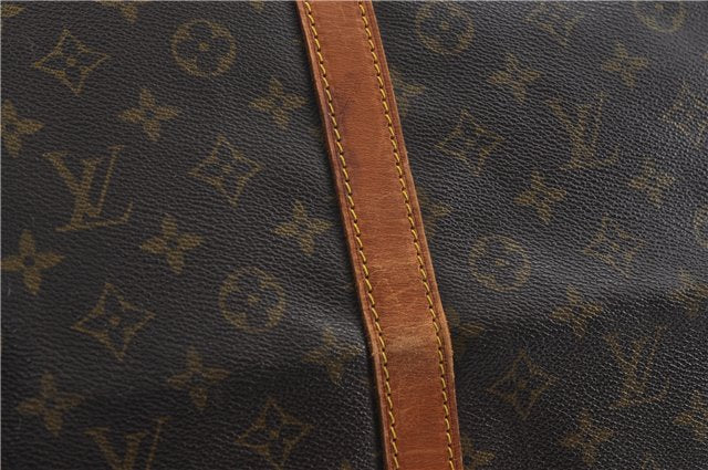 Auth Louis Vuitton Monogram Keepall Bandouliere 60 Boston Bag M41412 LV 6100D