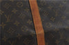 Auth Louis Vuitton Monogram Keepall Bandouliere 60 Boston Bag M41412 LV 6100D