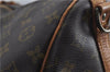 Auth Louis Vuitton Monogram Keepall Bandouliere 60 Boston Bag M41412 LV 6100D