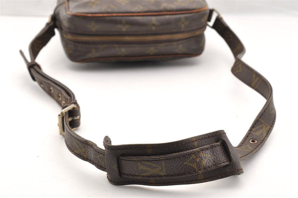 Auth Louis Vuitton Monogram Petit Marceau Shoulder Cross Bag Old Model LV 6101I