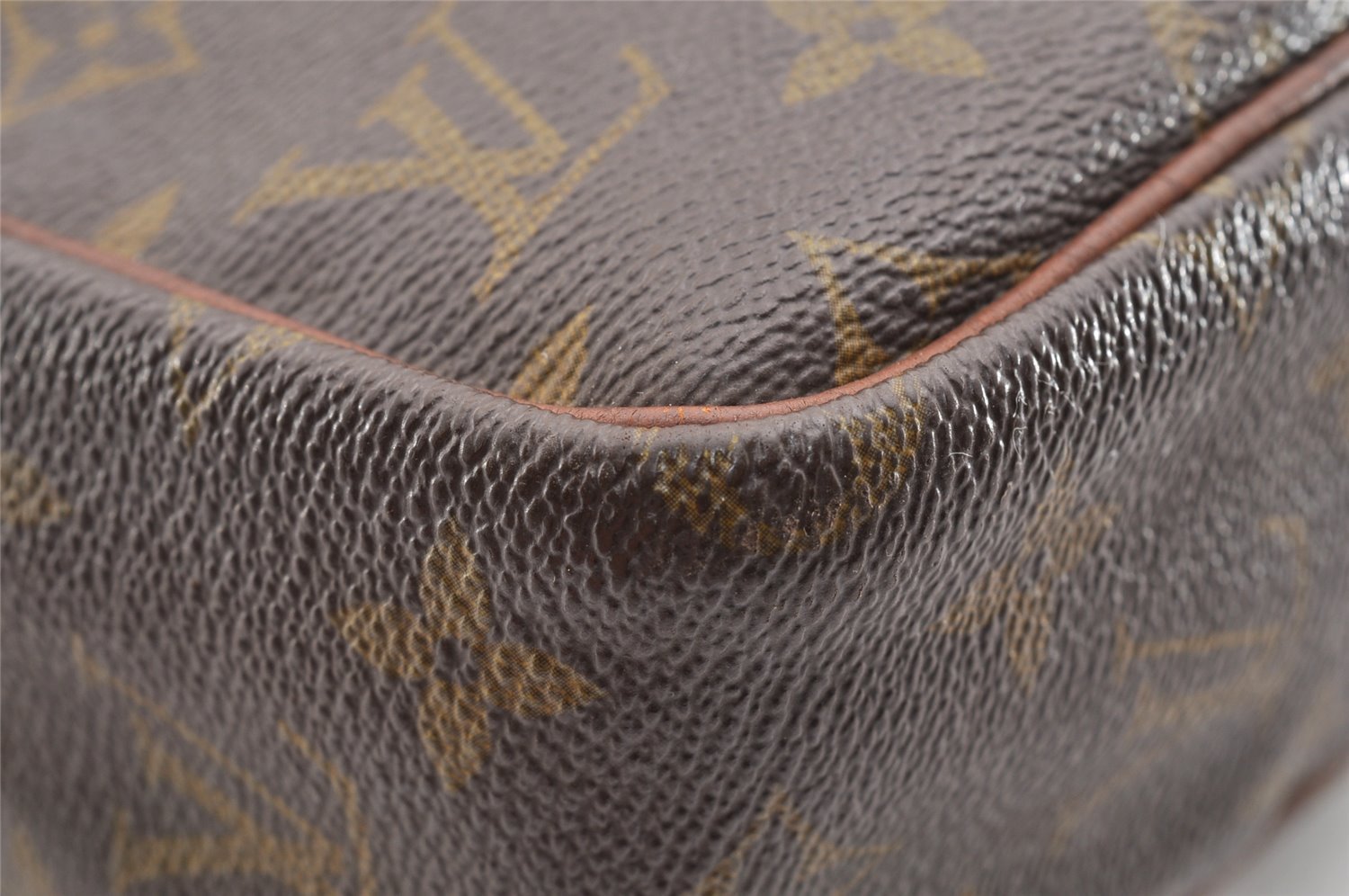 Auth Louis Vuitton Monogram Petit Marceau Shoulder Cross Bag Old Model LV 6101I