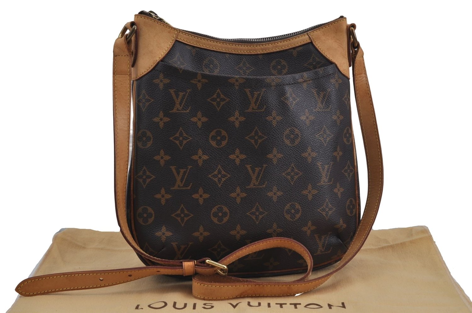 Auth Louis Vuitton Monogram Odeon PM Shoulder Cross Body Bag M56390 LV 6102D