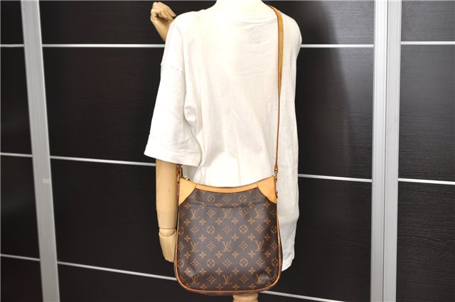 Auth Louis Vuitton Monogram Odeon PM Shoulder Cross Body Bag M56390 LV 6102D