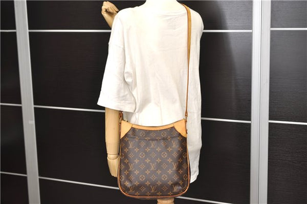 Auth Louis Vuitton Monogram Odeon PM Shoulder Cross Body Bag M56390 LV 6102D