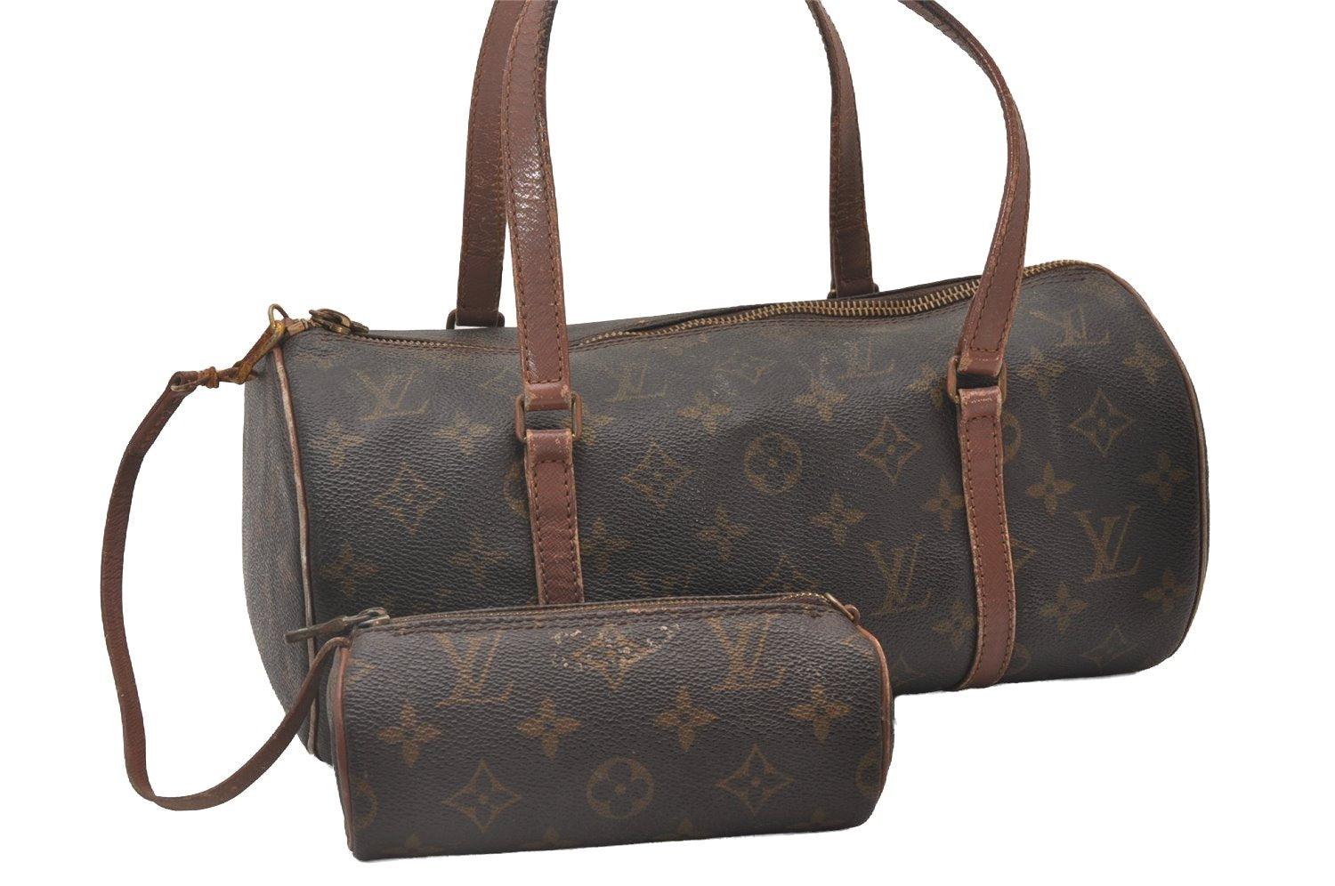 Authentic Louis Vuitton Monogram Papillon 30 Hand Bag Old Model LV 6102I