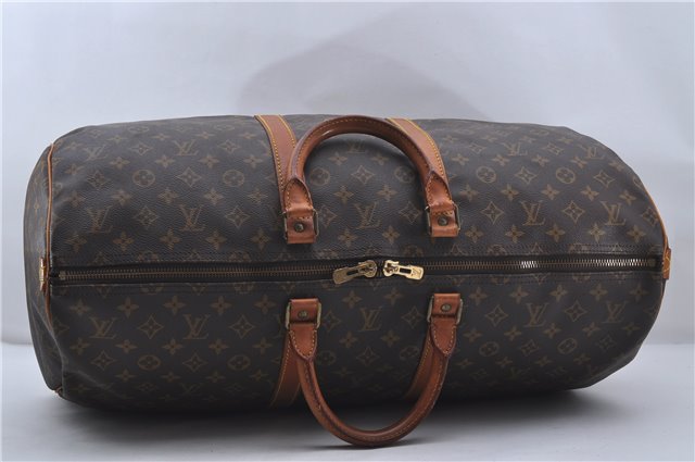 Authentic Louis Vuitton Monogram Keepall 55 Travel Boston Bag M41424 LV 6103D