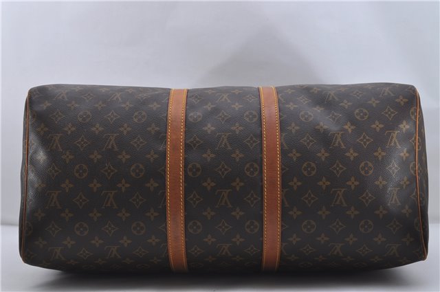 Authentic Louis Vuitton Monogram Keepall 55 Travel Boston Bag M41424 LV 6103D