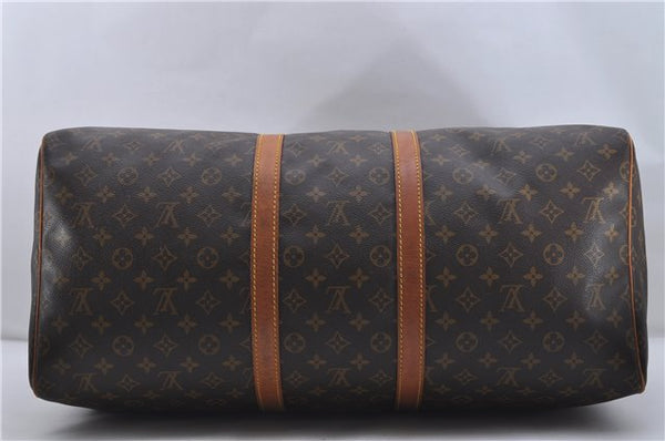 Authentic Louis Vuitton Monogram Keepall 55 Travel Boston Bag M41424 LV 6103D