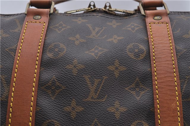 Authentic Louis Vuitton Monogram Keepall 55 Travel Boston Bag M41424 LV 6103D