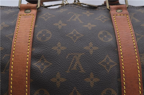 Authentic Louis Vuitton Monogram Keepall 55 Travel Boston Bag M41424 LV 6103D