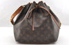 Authentic Louis Vuitton Monogram Petit Noe M42226 Shoulder Drawstring Bag 6103I
