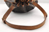 Authentic Louis Vuitton Monogram Petit Noe M42226 Shoulder Drawstring Bag 6103I