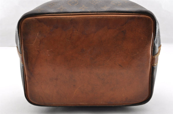 Authentic Louis Vuitton Monogram Petit Noe M42226 Shoulder Drawstring Bag 6103I