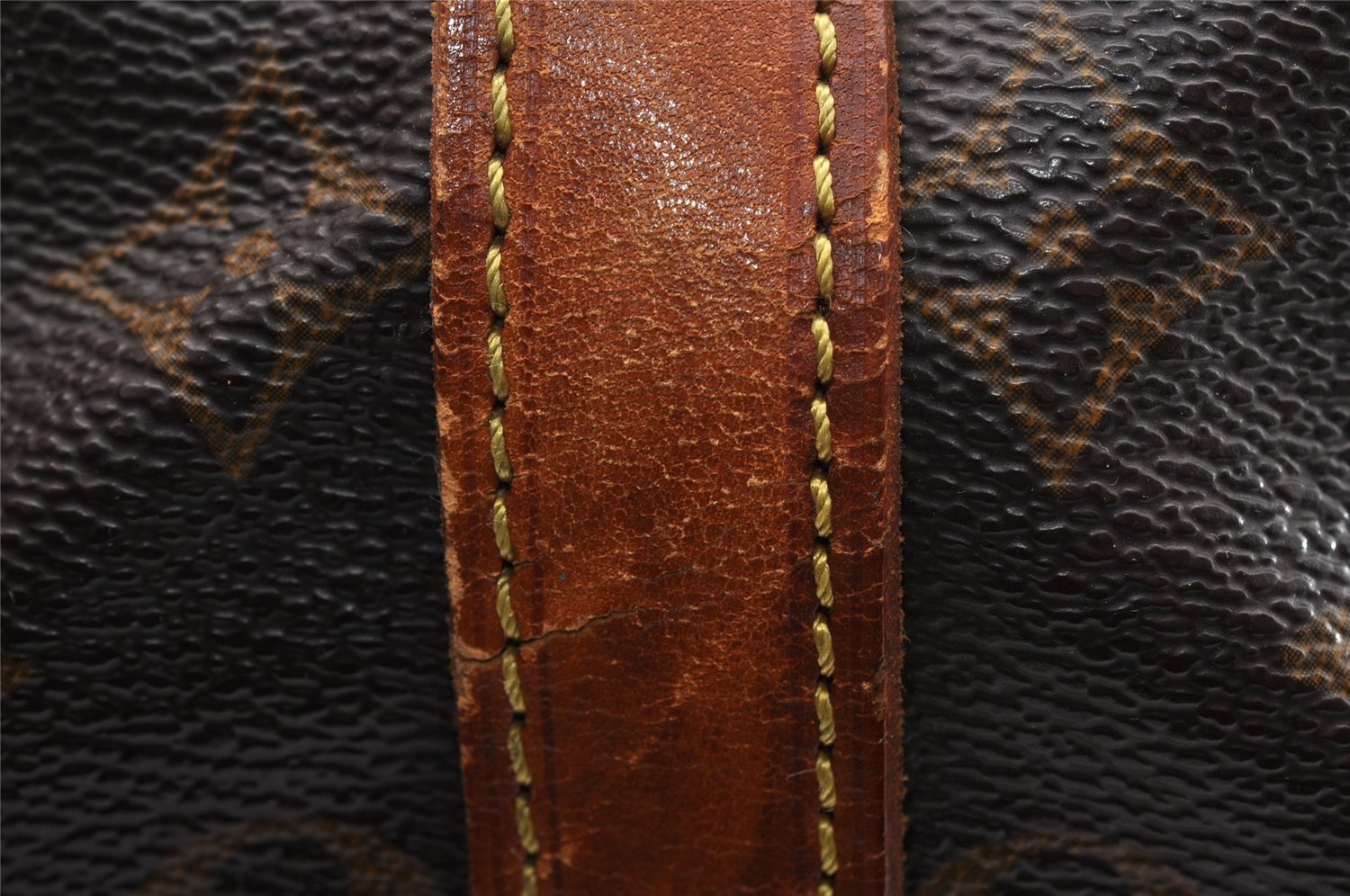 Authentic Louis Vuitton Monogram Petit Noe M42226 Shoulder Drawstring Bag 6103I