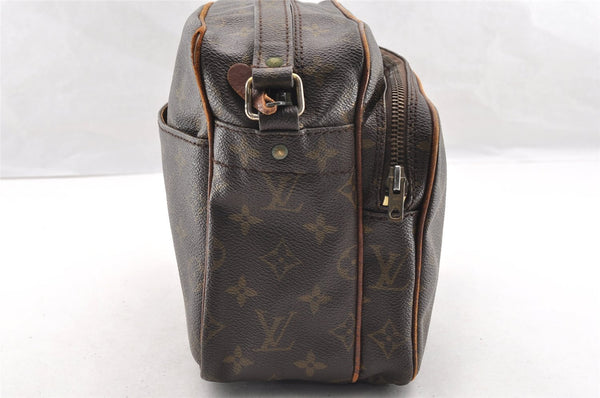 Authentic Louis Vuitton Monogram Nile Shoulder Cross Body Bag Old Model LV 6104I