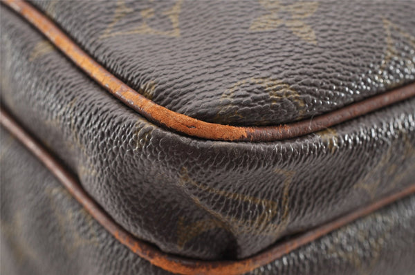 Authentic Louis Vuitton Monogram Nile Shoulder Cross Body Bag Old Model LV 6104I