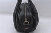 Authentic FENDI Spy Bag Hand Bag Purse Leather Black 6105D