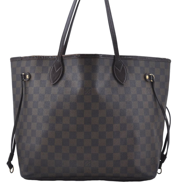 Authentic Louis Vuitton Damier Neverfull MM Tote Bag N51105 LV 6106D