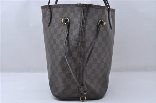 Authentic Louis Vuitton Damier Neverfull MM Tote Bag N51105 LV 6106D