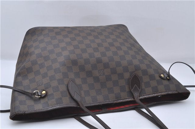 Authentic Louis Vuitton Damier Neverfull MM Tote Bag N51105 LV 6106D