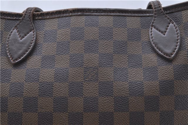 Authentic Louis Vuitton Damier Neverfull MM Tote Bag N51105 LV 6106D