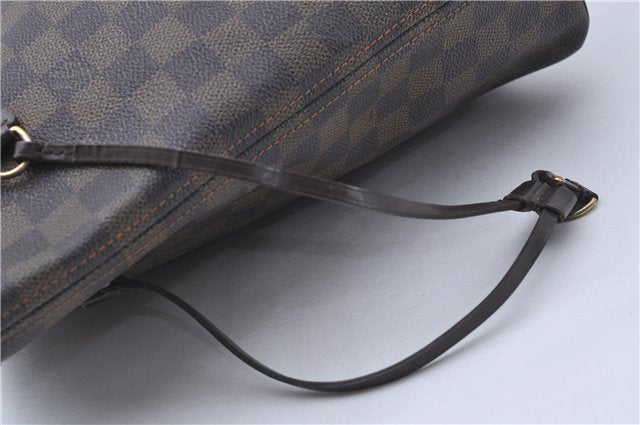 Authentic Louis Vuitton Damier Neverfull MM Tote Bag N51105 LV 6106D