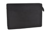 Authentic Louis Vuitton Epi Pochette Homme Clutch Hand Bag Black M52522 LV 6107I