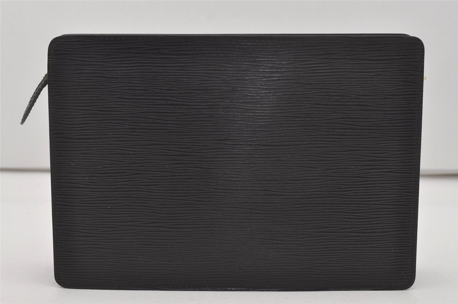 Authentic Louis Vuitton Epi Pochette Homme Clutch Hand Bag Black M52522 LV 6107I