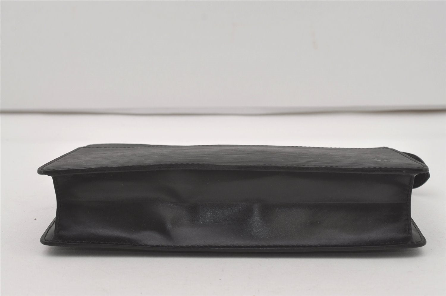 Authentic Louis Vuitton Epi Pochette Homme Clutch Hand Bag Black M52522 LV 6107I