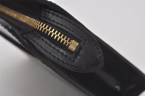 Authentic Louis Vuitton Epi Pochette Homme Clutch Hand Bag Black M52522 LV 6107I