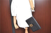 Authentic Louis Vuitton Epi Sellier Dragonne Clutch Bag Black M52612 LV 6109B