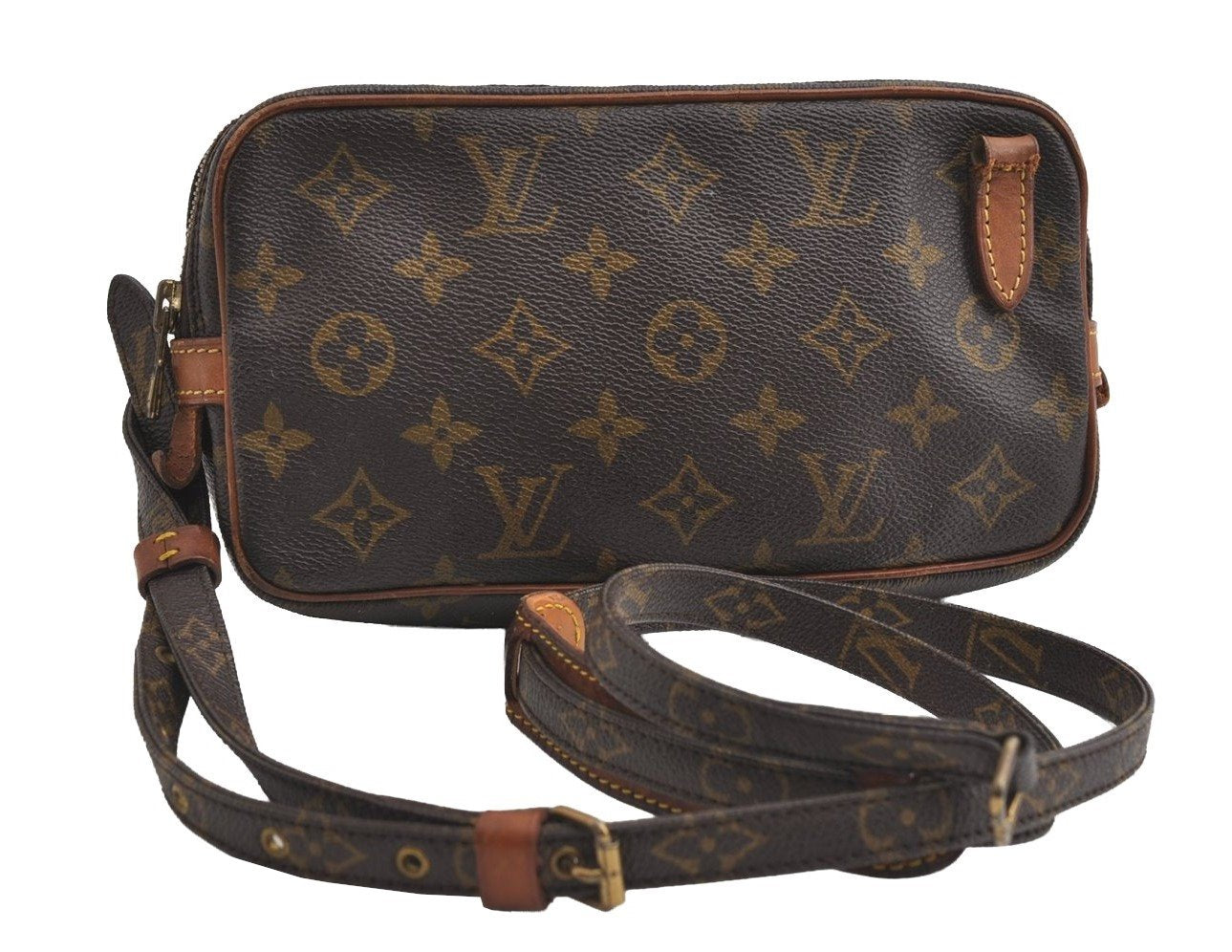 Auth Louis Vuitton Monogram Marly Bandouliere Shoulder Bag M51828 Junk 6109I