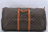 Authentic Louis Vuitton Monogram Keepall 55 Travel Boston Bag M41424 LV 6110D