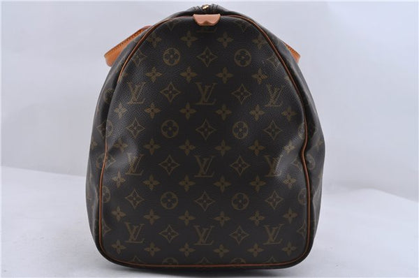 Authentic Louis Vuitton Monogram Keepall 55 Travel Boston Bag M41424 LV 6110D
